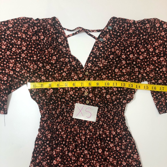 Good Luck Gem Smocked Waist Wide Leg Jumpsuit - Picture 9 of 11